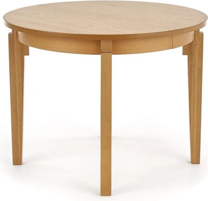 Okrągły stół do jadalni z funkcją rozkładania Sorbus Halmar dąb miodowy