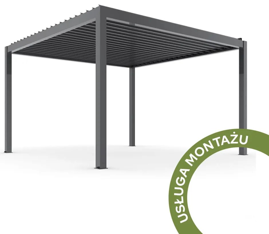 USŁUGA MONTAŻU - PERGOLA OGRODOWA LUXE ELEKTRYCZNA 3X3/3X4/4X4 M