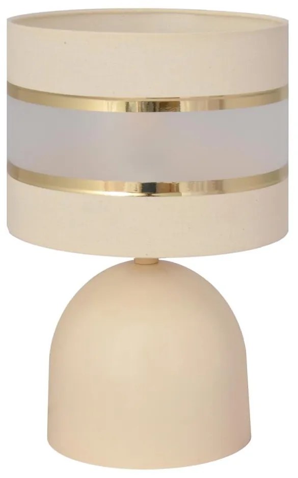 Lampa stołowa HELEN 1xE27/15W/230V kremowy/złoty