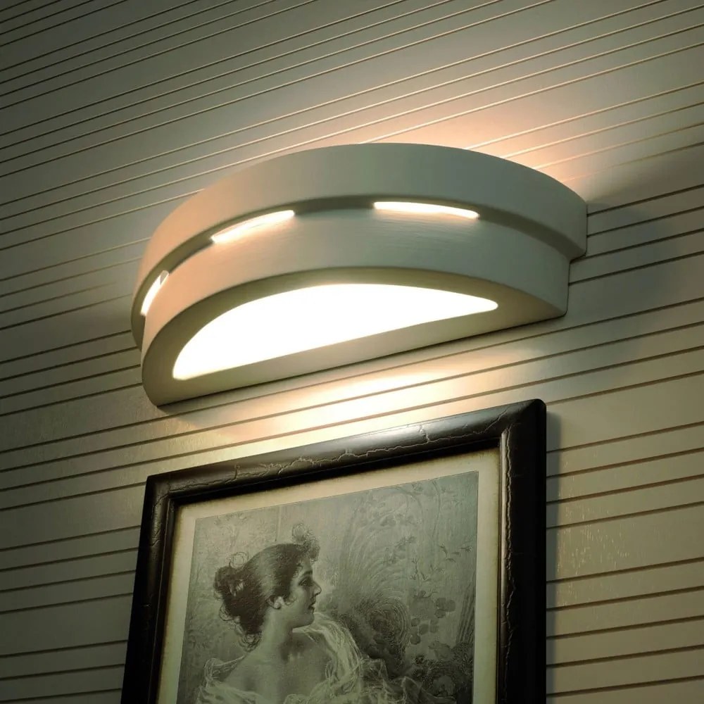 Biały kinkiet Sirius – Nice Lamps