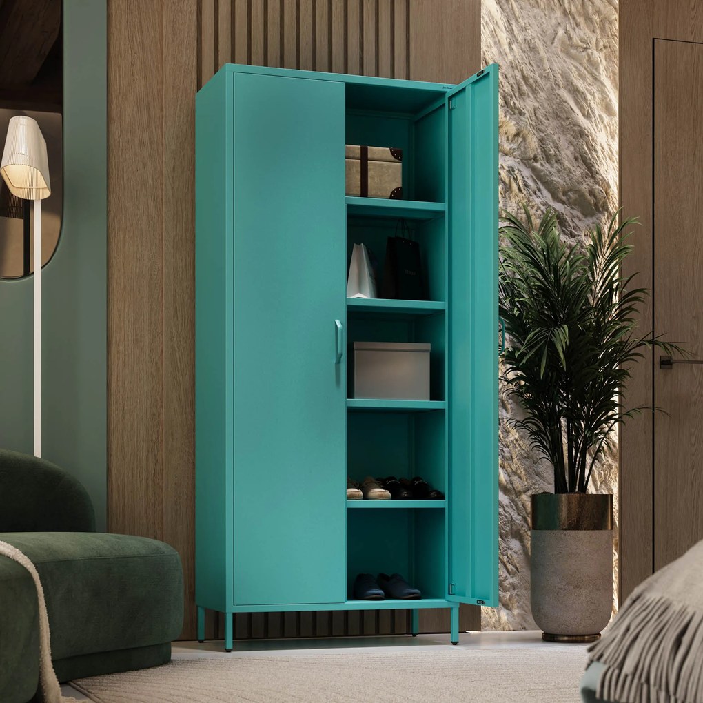 Szafa na ubrania metalowa morska FLAVIO