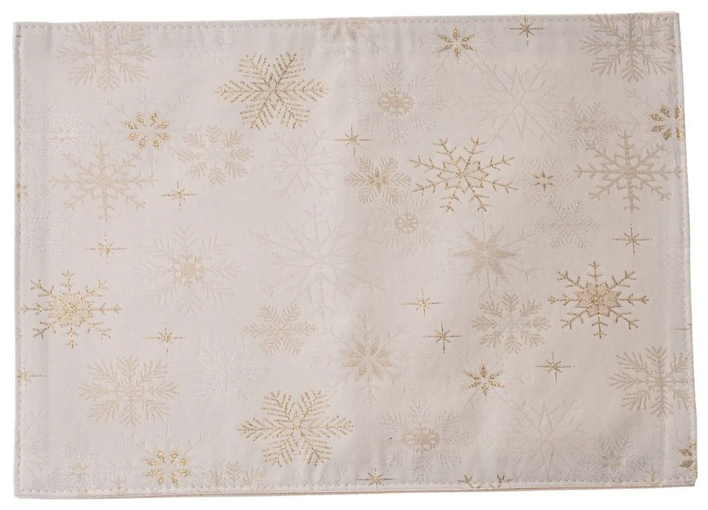 Świąteczna podkładka wodoodporna Płatki śniegu mix, 32 x 45 cm