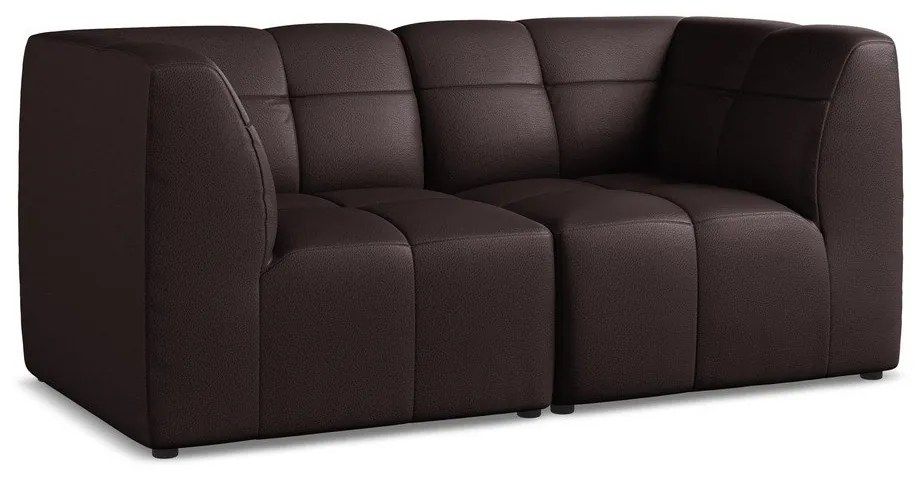 Ciemnofioletowa sofa z imitacji skóry 180 cm Aloha – Makamii