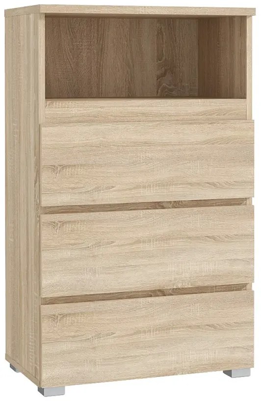 Komplet nowoczesnych mebli z biurkiem dąb sonoma R0-K05