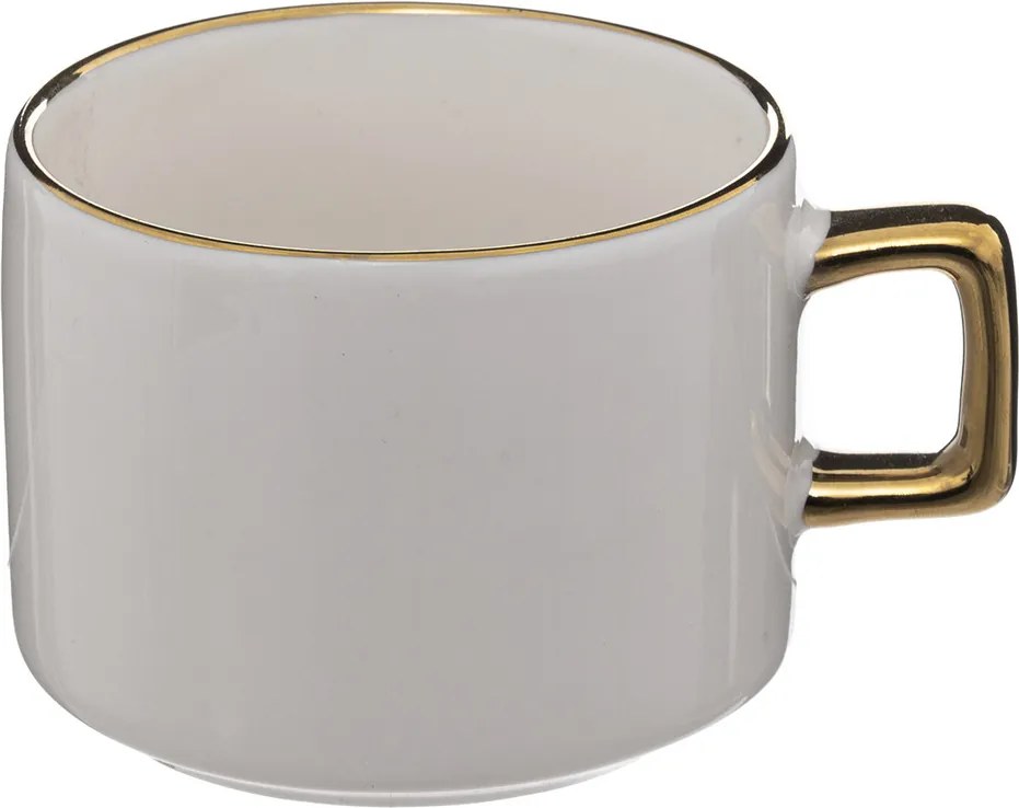 Filiżanki ceramiczne na stojaku ARYA, 170 ml, 4 sztuki