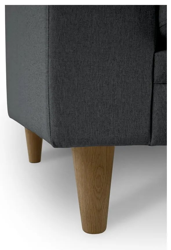 Antracytowa sofa 155 cm Focus – Scandic