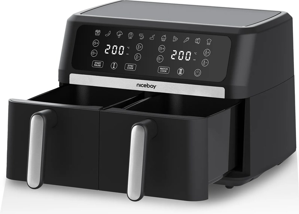 Frytkownica beztłuszczowa Niceboy ION AirFryer DUO