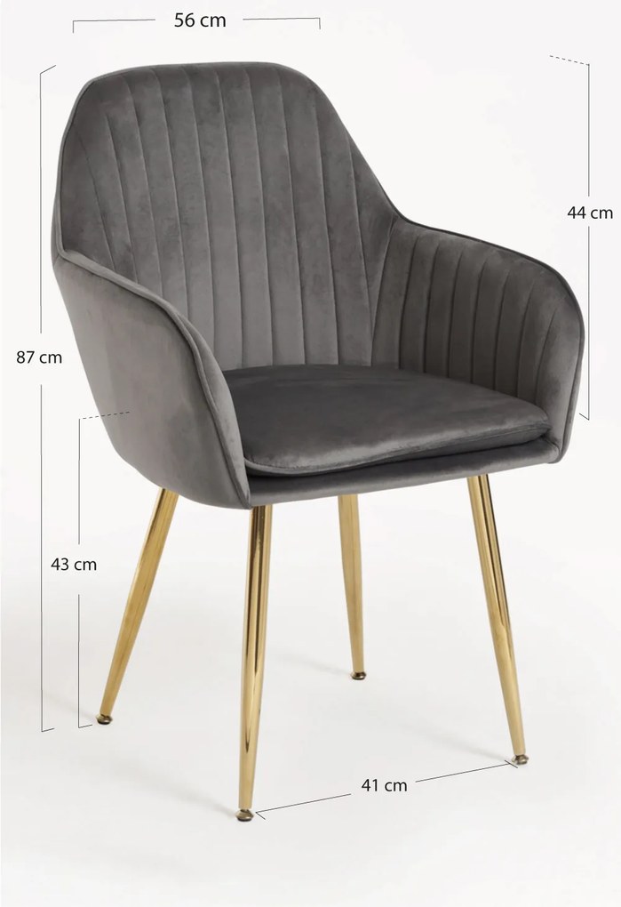 Eleganckie zote krzeso