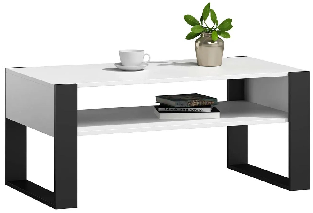 Minimalistyczna Ława Do Salonu | Biało Z1-M21