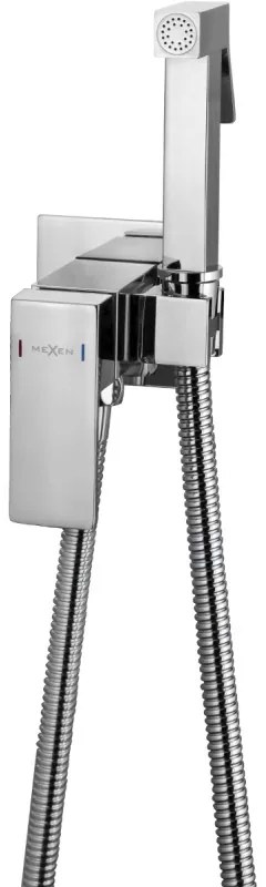 Mexen Cube bateria bidetowa podtynkowa z zestawem punktowym, chrom - 7599150-00