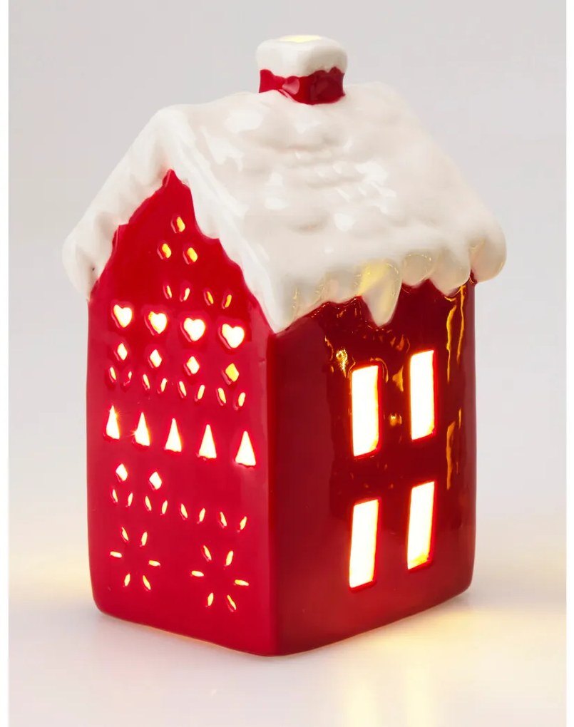 Lampka LED w kształcie domu, 13 cm