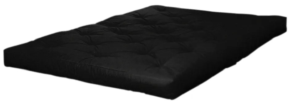 Czarny materac Karup Design Double Latex Black, 160x200 cm