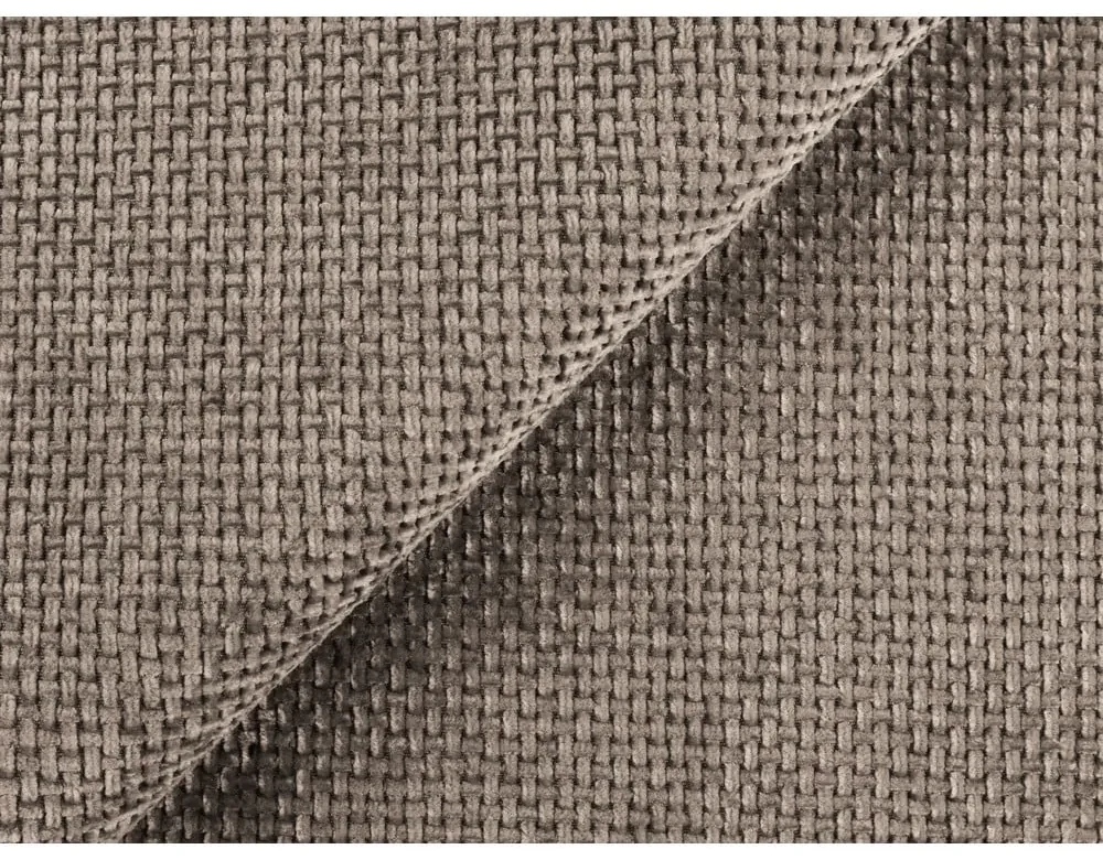 Beżowe tapicerowane łóżko dwuosobowe ze schowkiem i stelażem 180x200 cm Keoni – Makamii