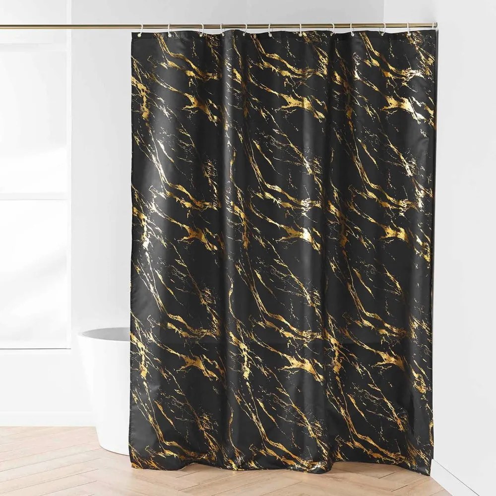 Zasłona prysznicowa 180x200 cm Aquamarbre – douceur d'intérieur