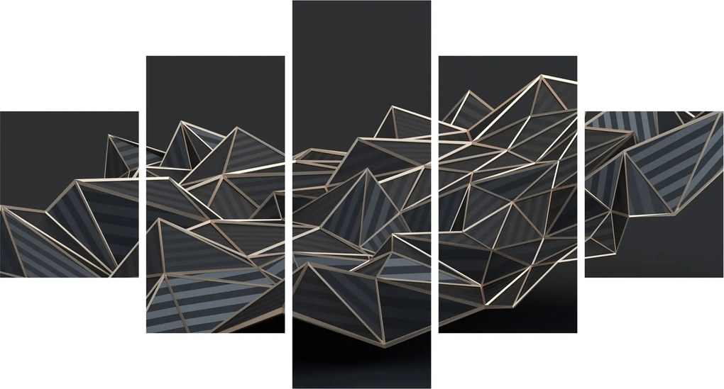 Obraz abstrakcji (125x70 cm)
