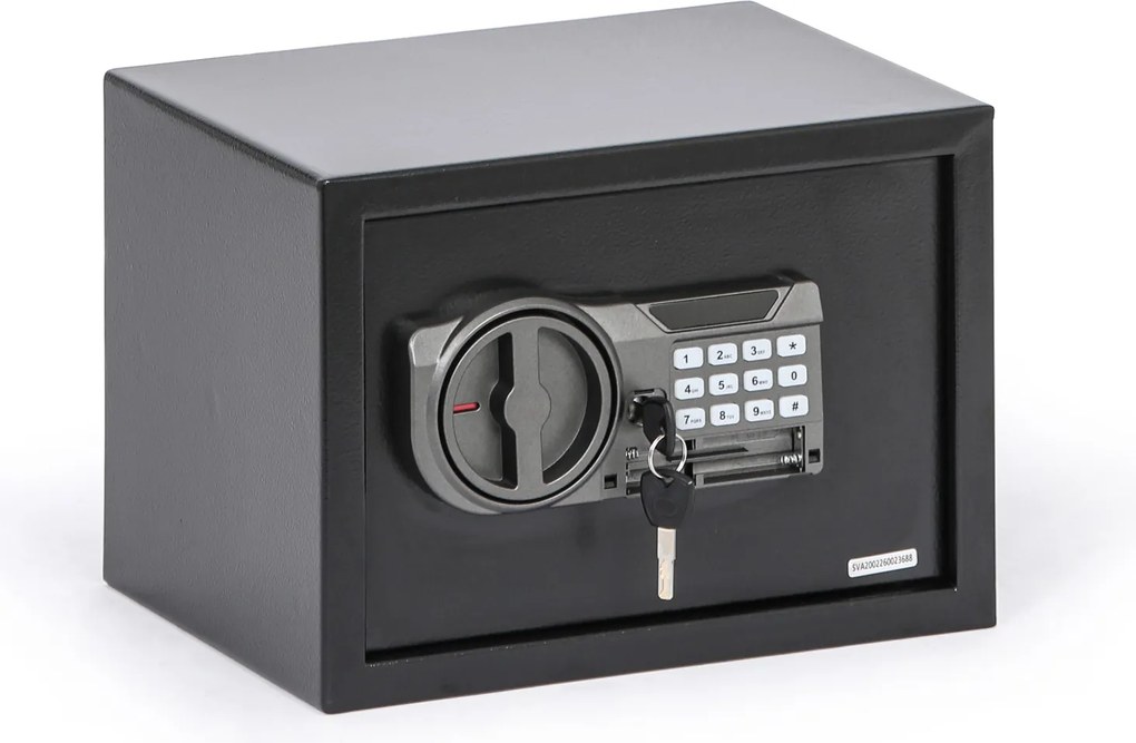 Sejf meblowy z zamkiem elektronicznym i wyświetlaczem LCD, 250 x 350 x 250 mm