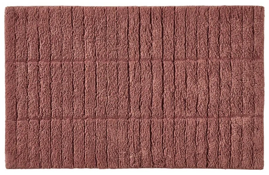 Czerwony dywanik łazienkowy 50x80 cm Tiles – Zone