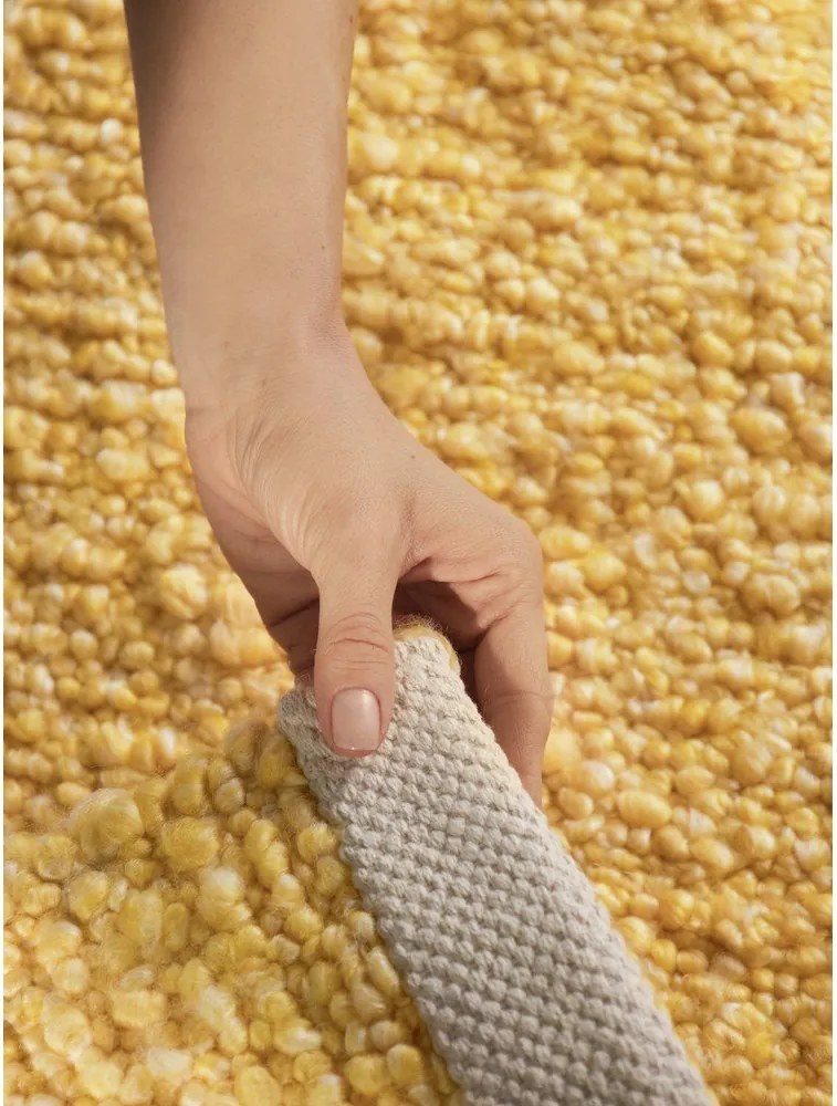 Żółty chodnik z materiału bouclé tkany ręcznie 80x200 cm Notting Hill Portobello – Ted Baker