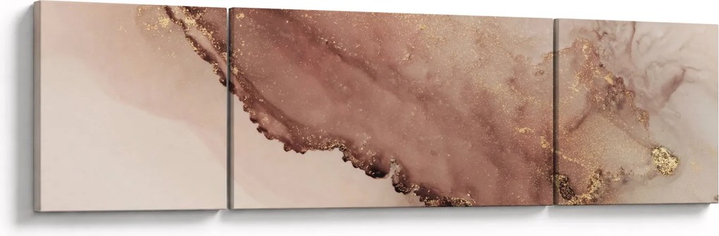 Obraz - Złoty brokat (170x50 cm)
