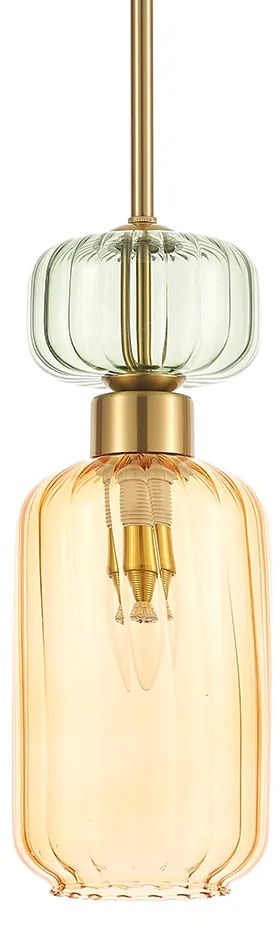 Lampa wisząca MOLLY AMBER 1xE14
