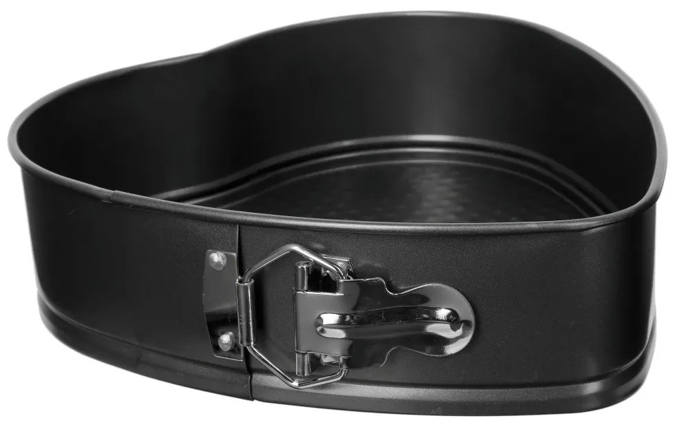 Forma do pieczenia, blacha z motywem serca, non-stick, 24 x 23 cm