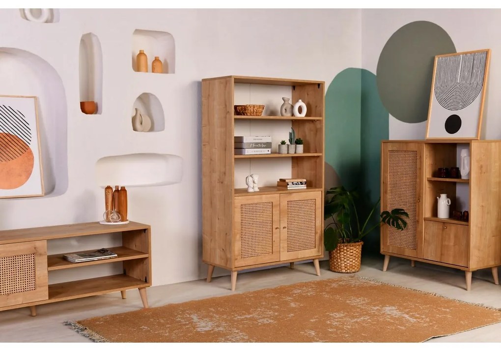 Biblioteczka Hazeran Oak