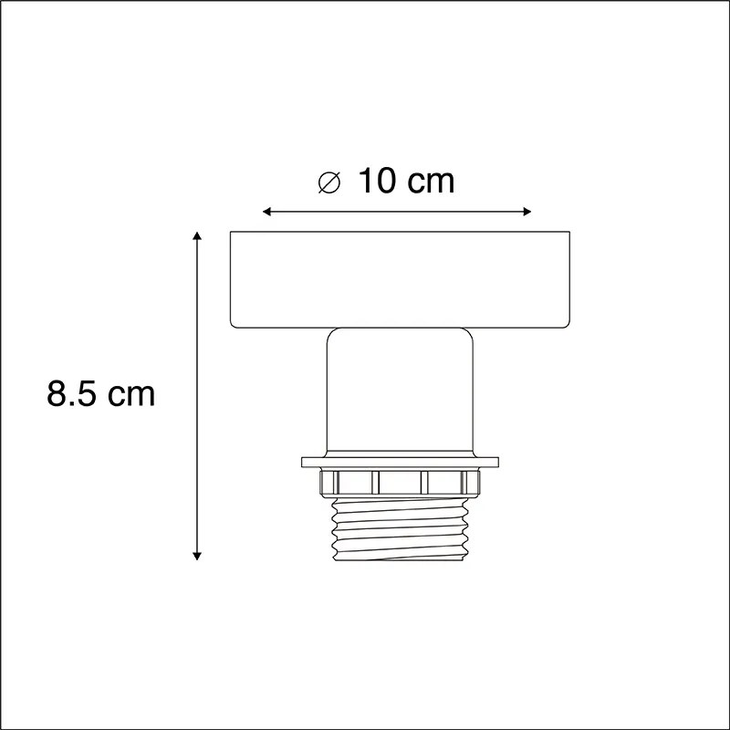 Lampa sufitowa biała - Combi klasyczny/Antyczny Oswietlenie wewnetrzne