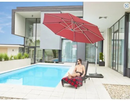 Stojak granitowy KNIRPS 140 kg na parasol z nogą boczną