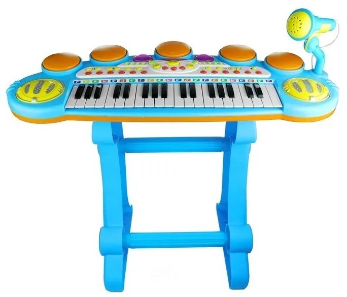 Organy pianinko keyboard perkusja stołek