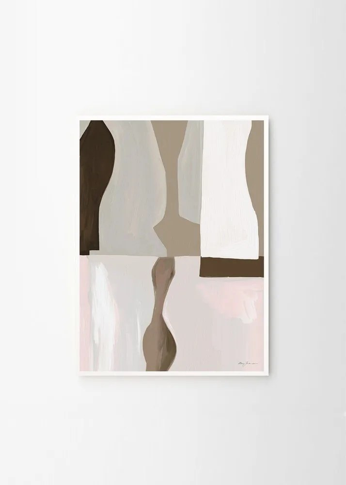 Plakat 50x70 cm Pastels en Forme – Anna Johansson – The Poster Club