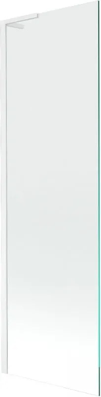 Mexen Next L parawan nawannowy 1-skrzydłowy 60 x 150 cm, transparent, biały - 895-060-000-03-00-20