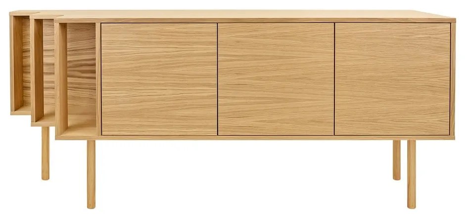 Komoda w dekorze dębu w naturalnym kolorze 189x65x44 cm Shift – Woodman