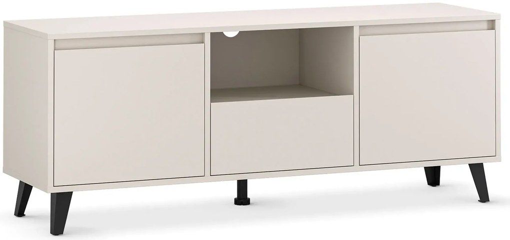 Kaszmirowy stolik RTV na nóżkach do salonu Z0-L31