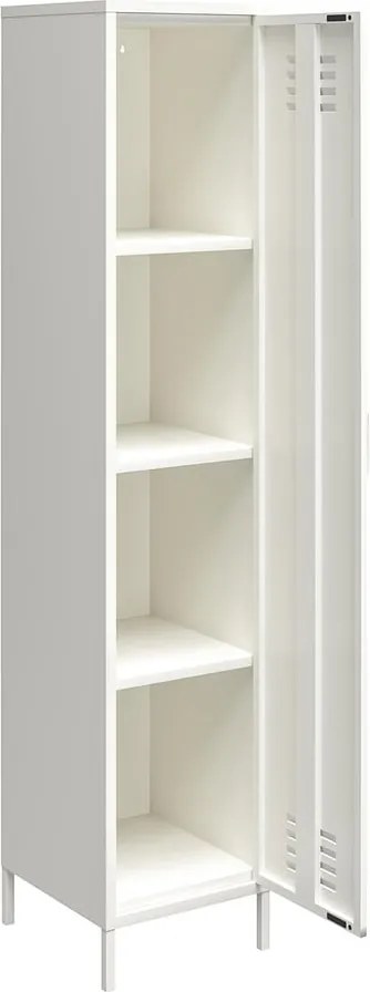 Biała metalowa szafka 38x185x40 cm Mission District – Støraa