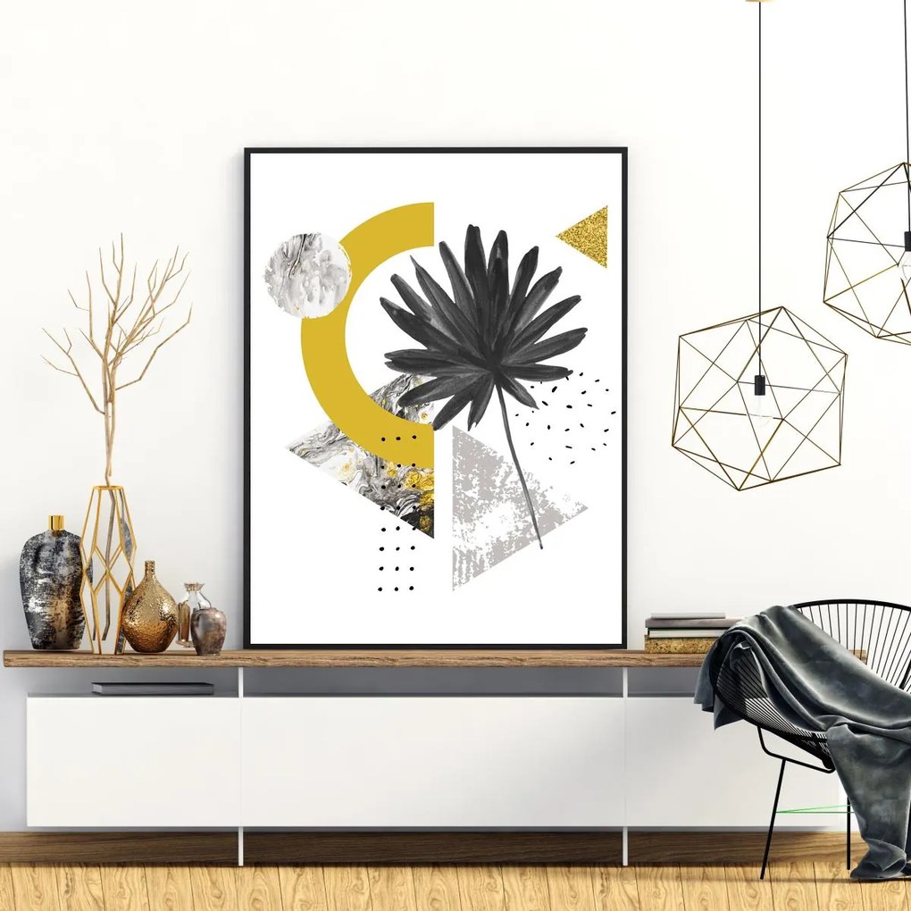 Plakat - Marble Tropic (A4)