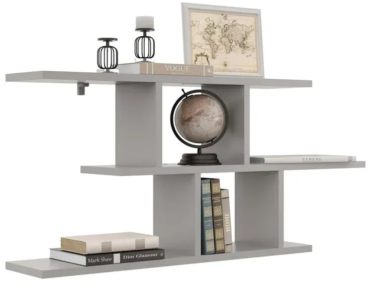 Szara nowoczesna półka wisząca S9-K99