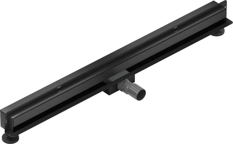 Mexen Flat Wall odpływ liniowy ścienny 2w1 80 cm, czarny - 1730080