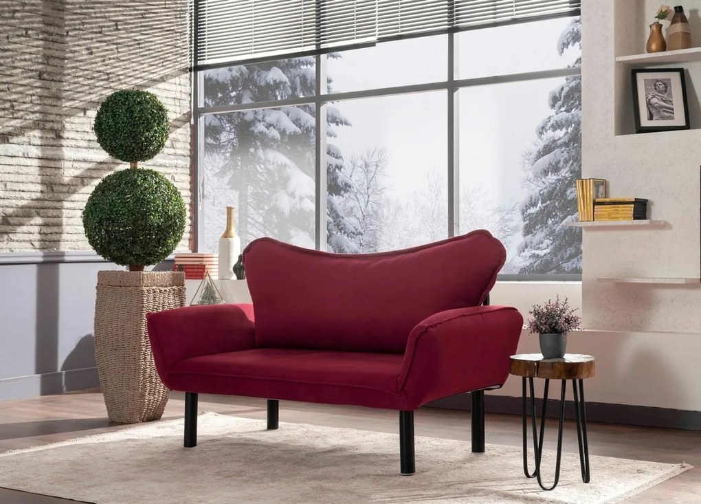Rozkładana sofa Chatto Maroon