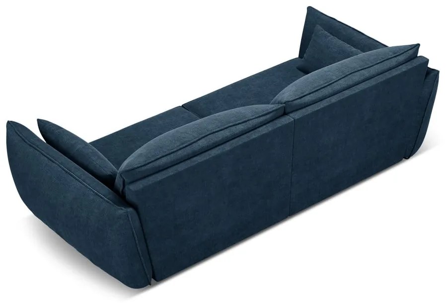 Ciemnoniebieska sofa 208 cm Vanda – Mazzini Sofas