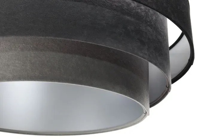 Okrągła lampa wisząca z trzywarstwowym abażurem S446 W0-K45