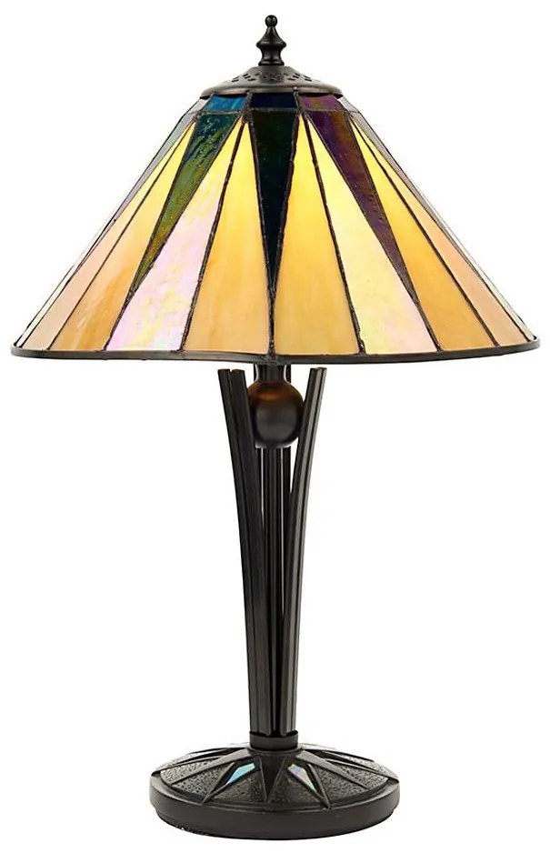 Endon 70367 - Lampa stołowa Tiffany DARK STAR 1xE14/40W/230V śr. 30 cm