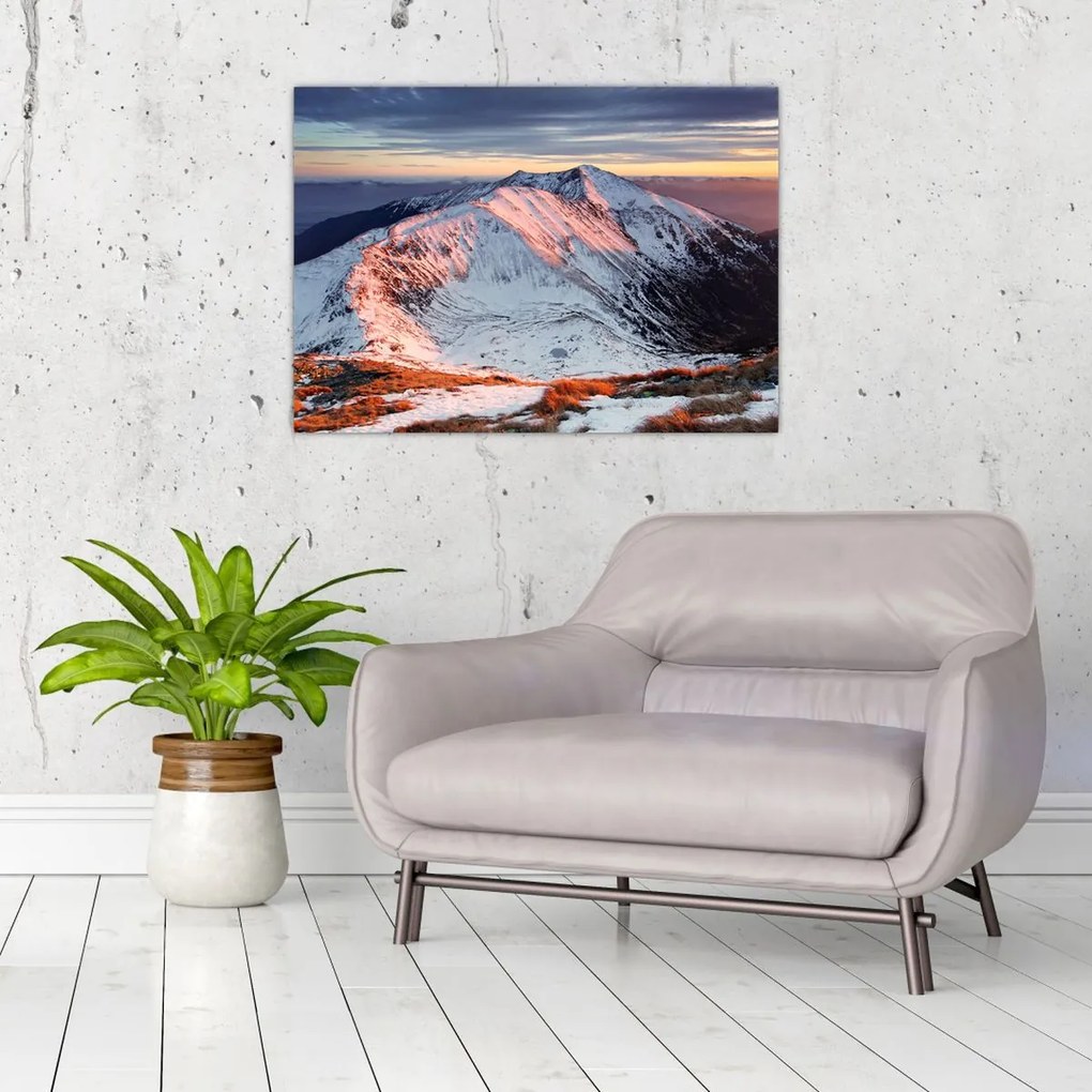 Obraz - Zimowa panorama górska II. (70x50 cm)