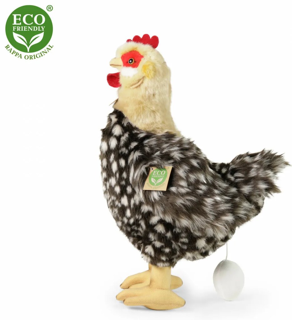 Rappa Pluszowa kura stojąca, 33 cm ECO-FRIENDLY