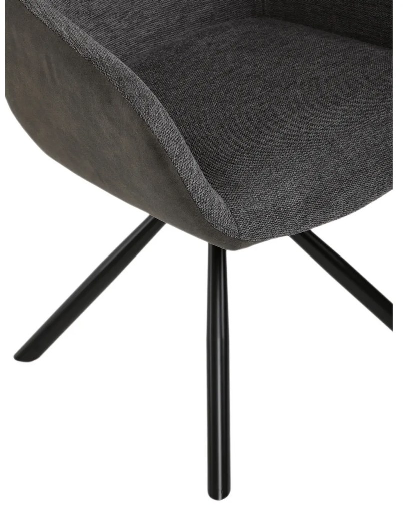 Zestaw krzeseł obiadowych z mechanizmem powrotnymDCH-Y1143 GREY2, 2 szt.