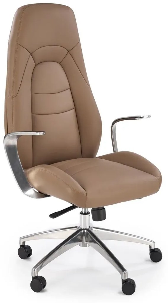 Fotel biurowy DARWIN cappuccino HALMAR