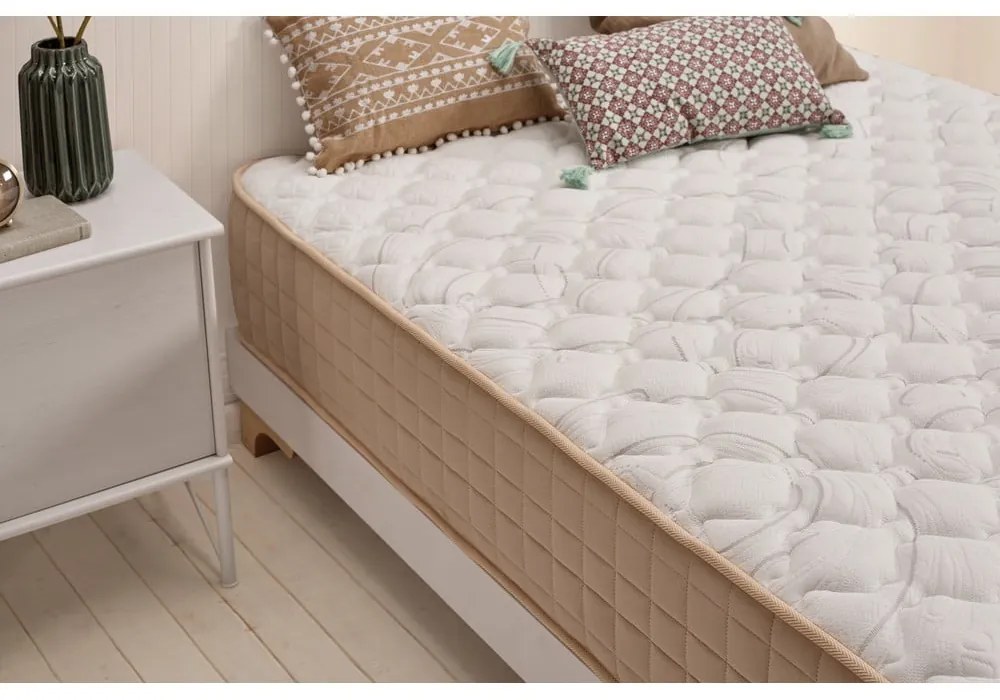 Twardy/średnio twardy piankowy materac dwustronny 200x200 cm DOGMA – Moonia