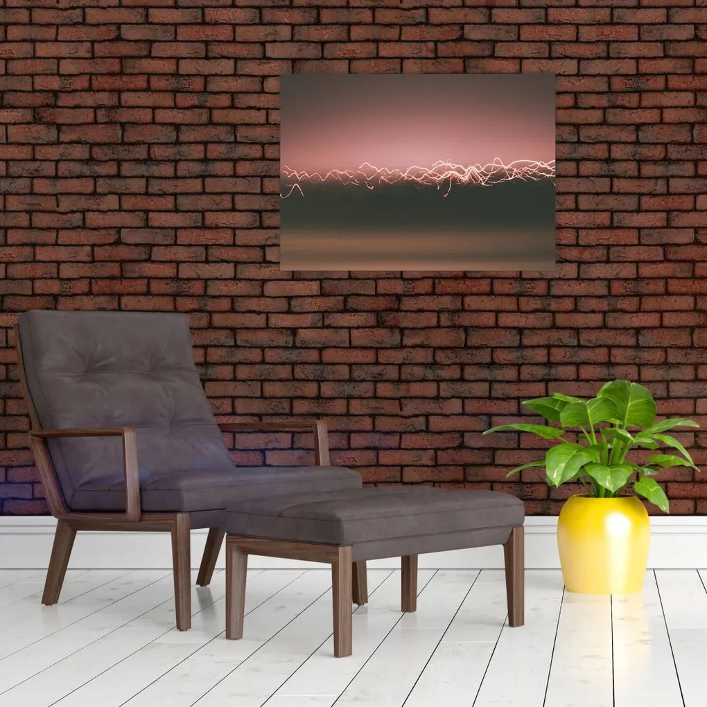 Obraz na szkle - Abstrakcyjny obraz (70x50 cm)