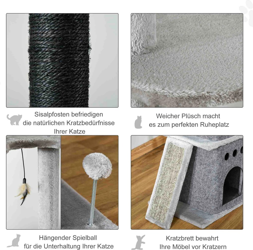 Drapak do ostrzenia pazurów PawHut akcesoria dla kota zabawka | Aosom.pl