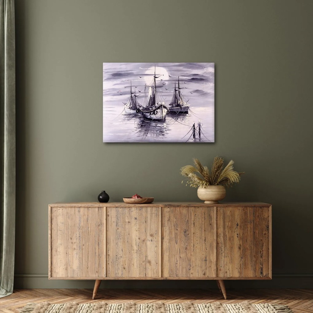 Obraz - Port, obraz olejny (70x50 cm)