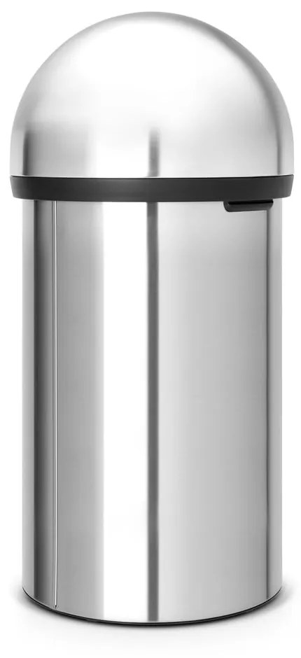 Stalowy kosz na śmieci w kolorze matowego srebra 60 l Push Bin – Brabantia